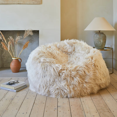 Sink into Luxury: Discover the Cozy Bliss of Sheepskin Beanbags
