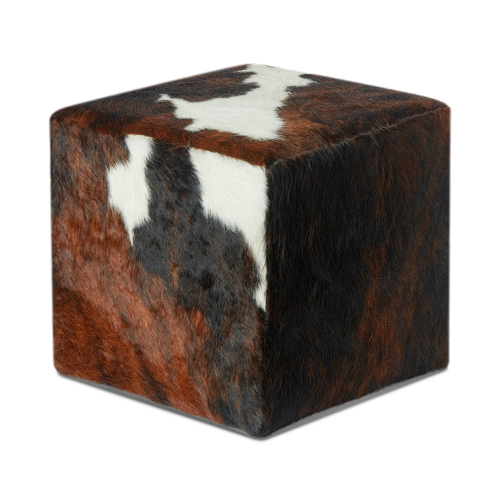 Handmade Cowhide Pouffe