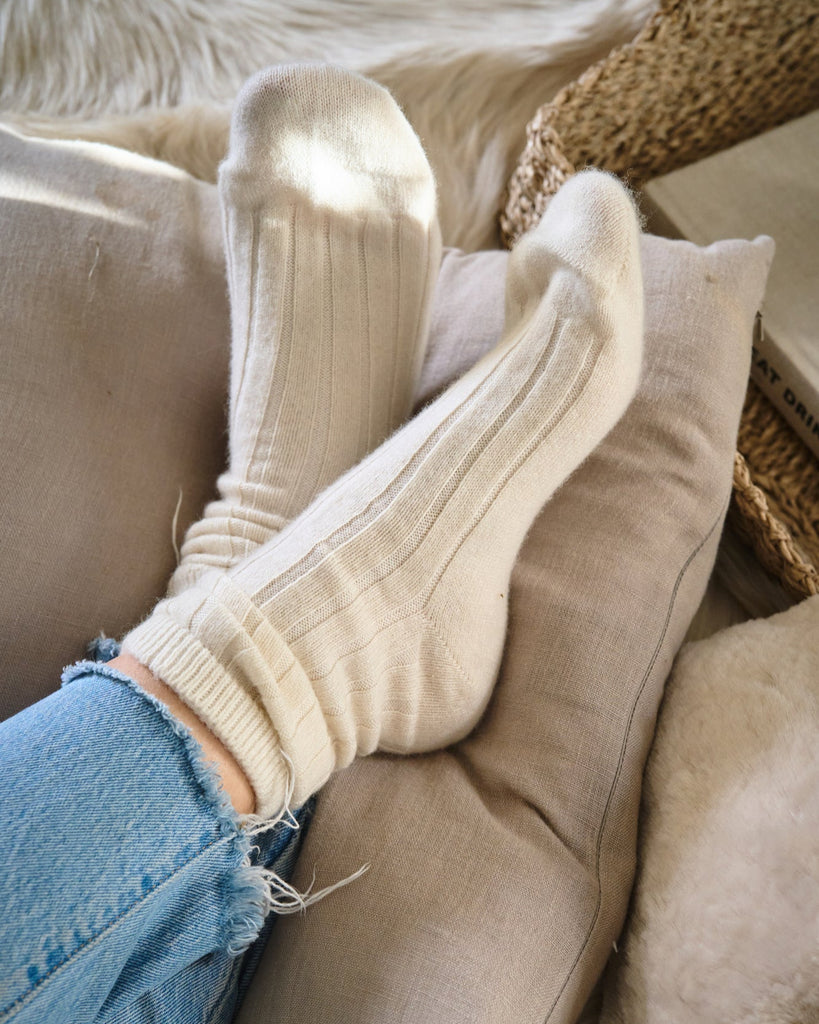 Cashmere Bed Socks