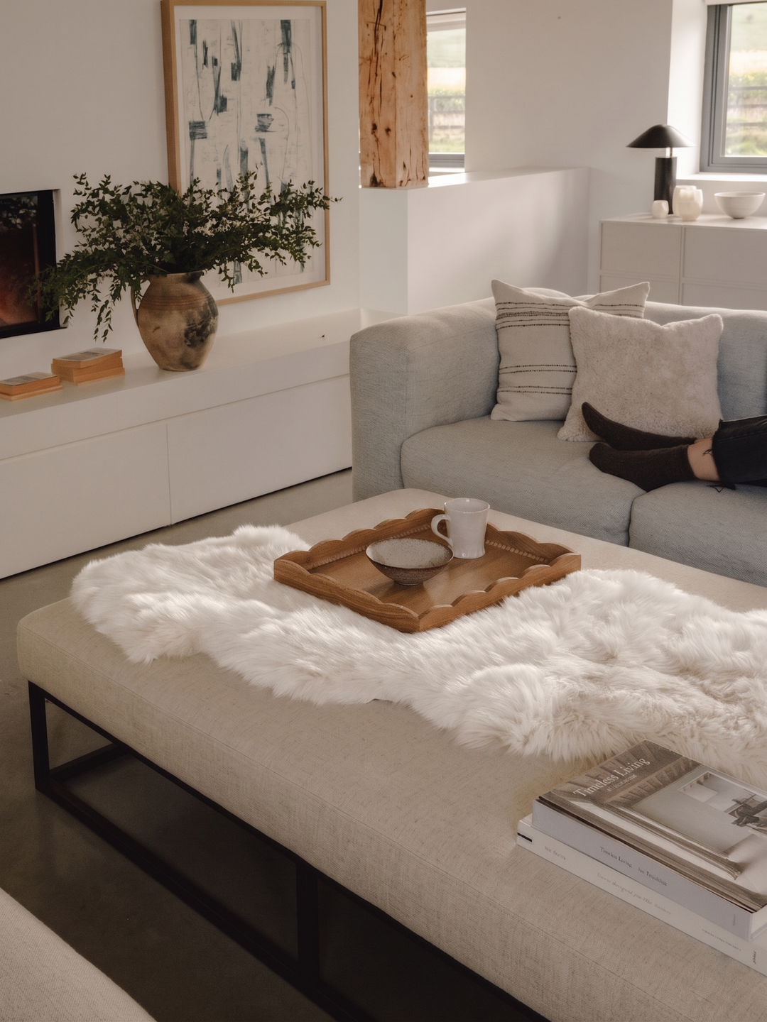 Double Sheepskin Rug - Ivory – Hyde & Hare