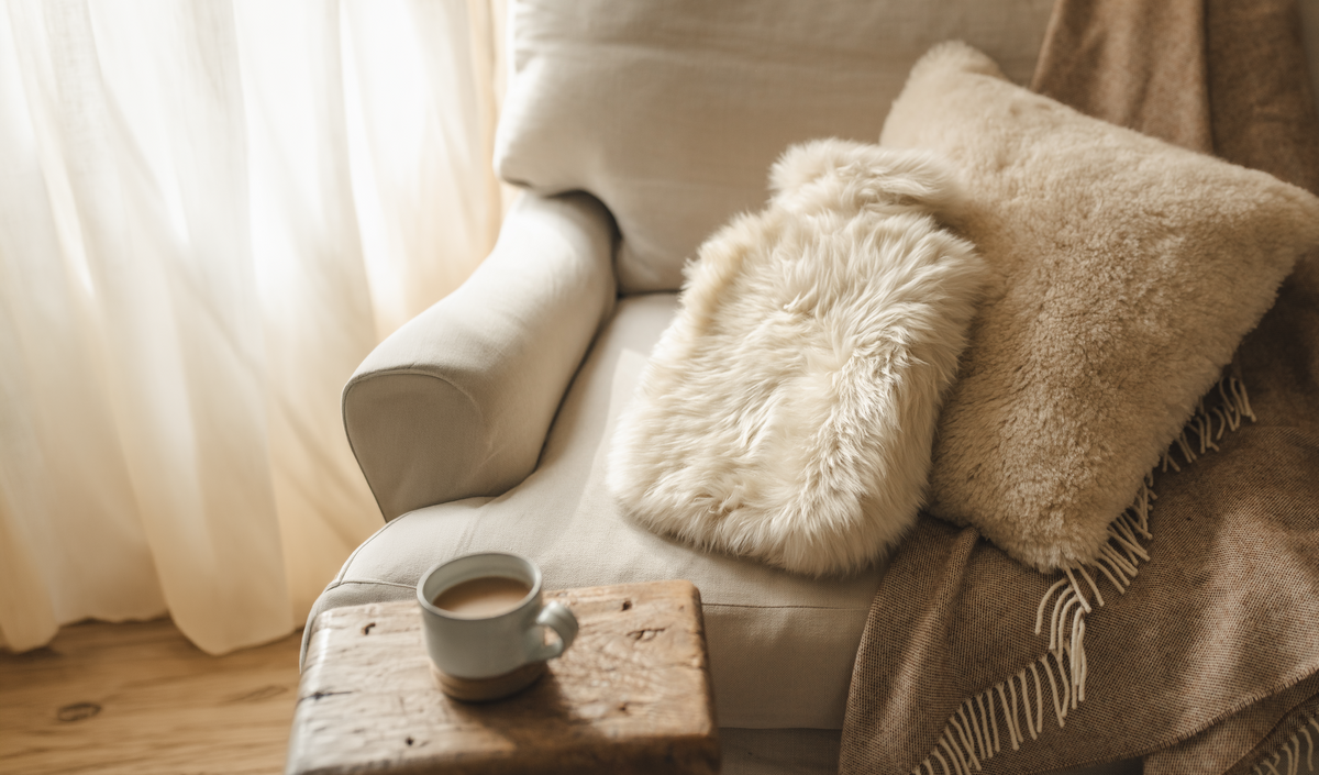 Complimentary Sheepskin Hot Water Bottle
