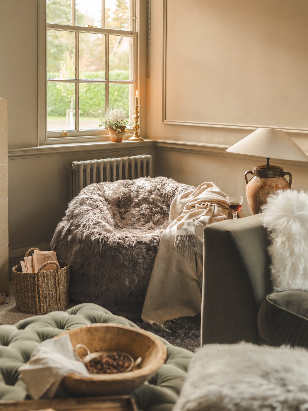 Giant Sheepskin Beanbag - Vole – Hyde & Hare