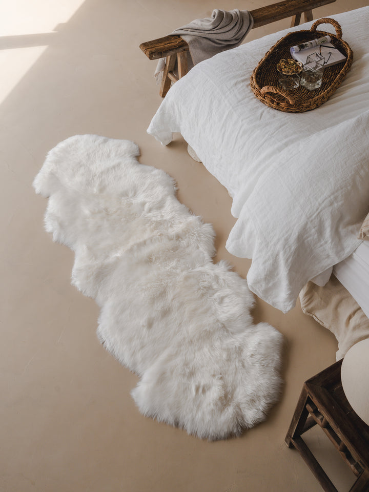 Double Sheepskin Rug - Ivory – Hyde & Hare