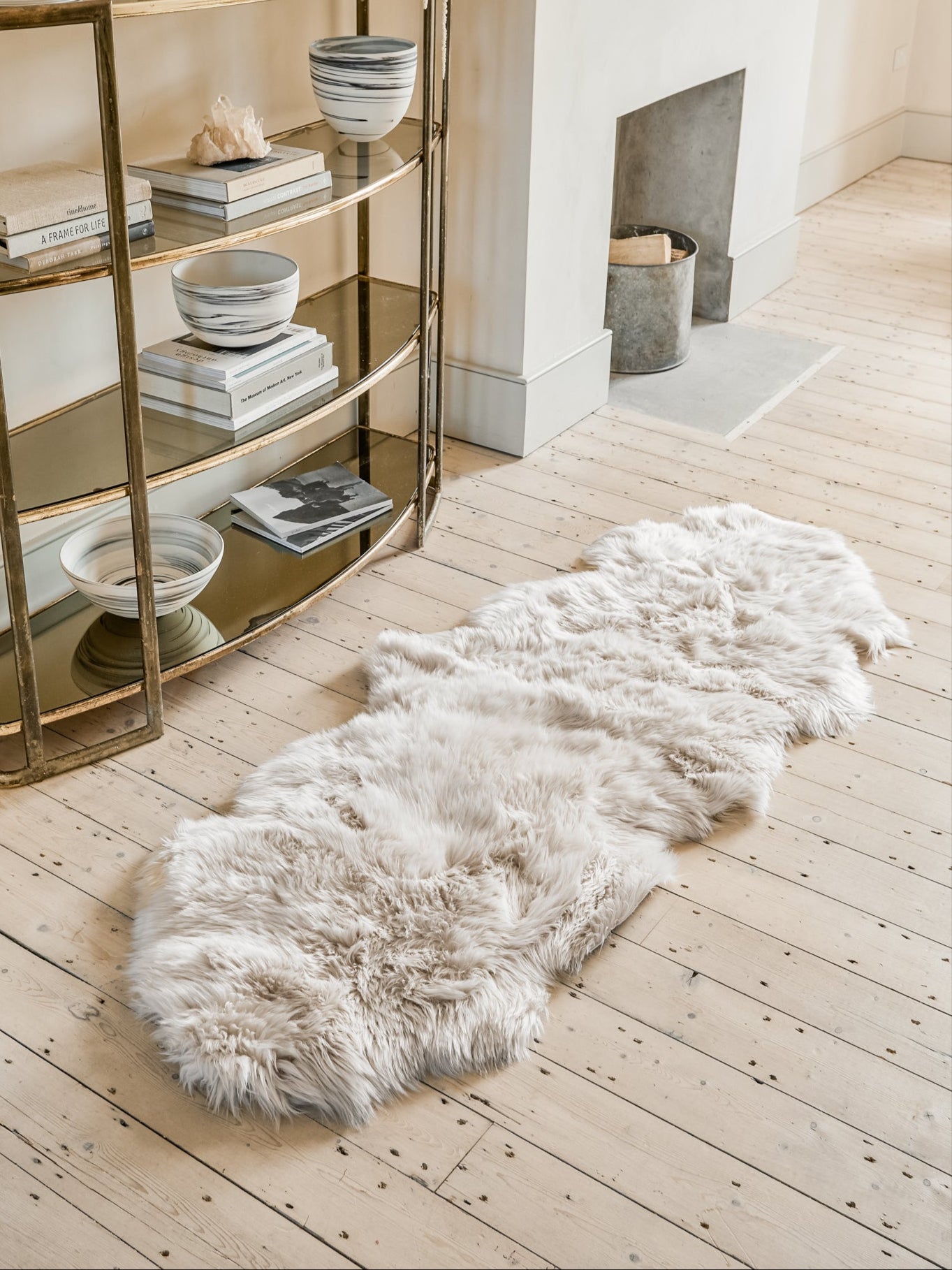 Double Sheepskin Rug - Oyster – Hyde & Hare