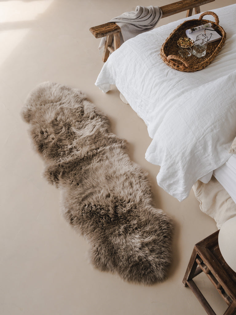 Double Sheepskin Rug Vole