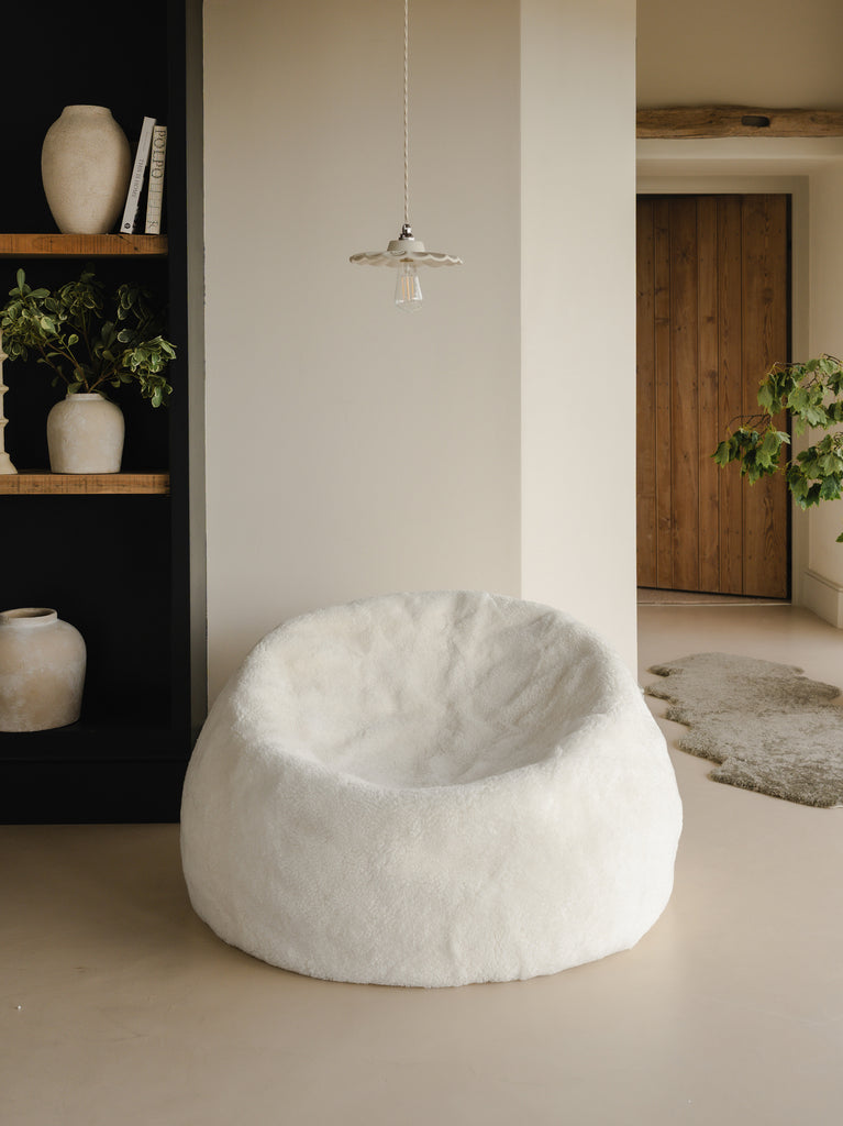 Giant Shearling Beanbag