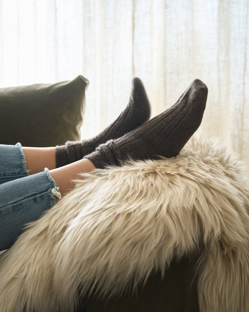 Cashmere Bed Socks Tornado