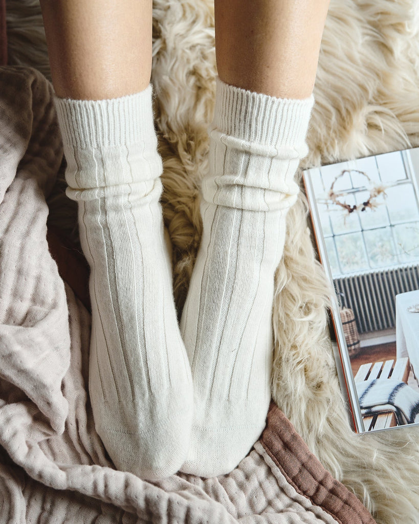 Cashmere Bed Socks