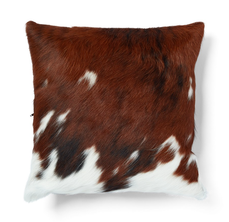Cowhide Cushion Tricolour Large