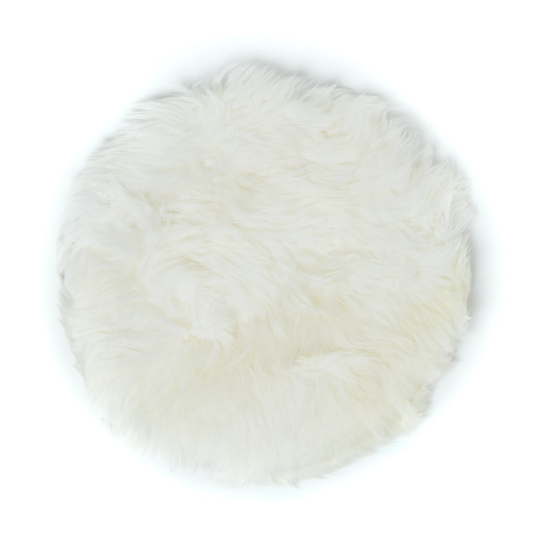 Sheepskin Seat Pad - Round, White – Hygge Life